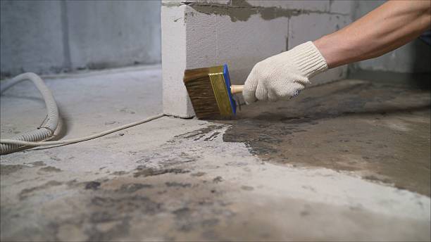 Crawl space vapor barrier installation in Fountainville, PA
